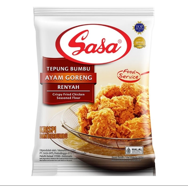 

Sasa Tepung Bumbu Ayam Goreng Renyah 900 g