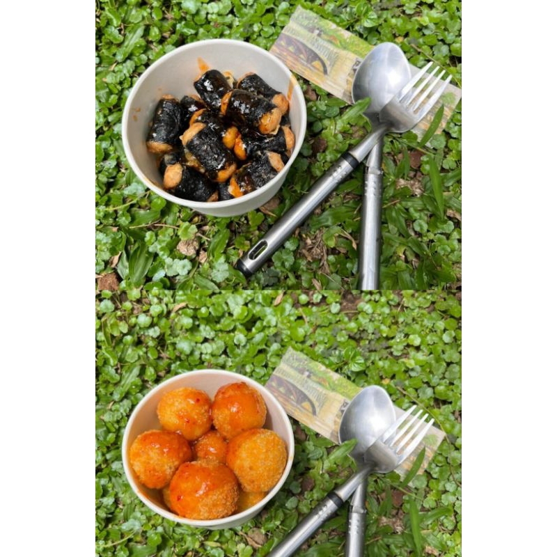 

[ Pre Order ] Paket Combo Camilan Nori Chicken Roll & Potato Cheese Ball
