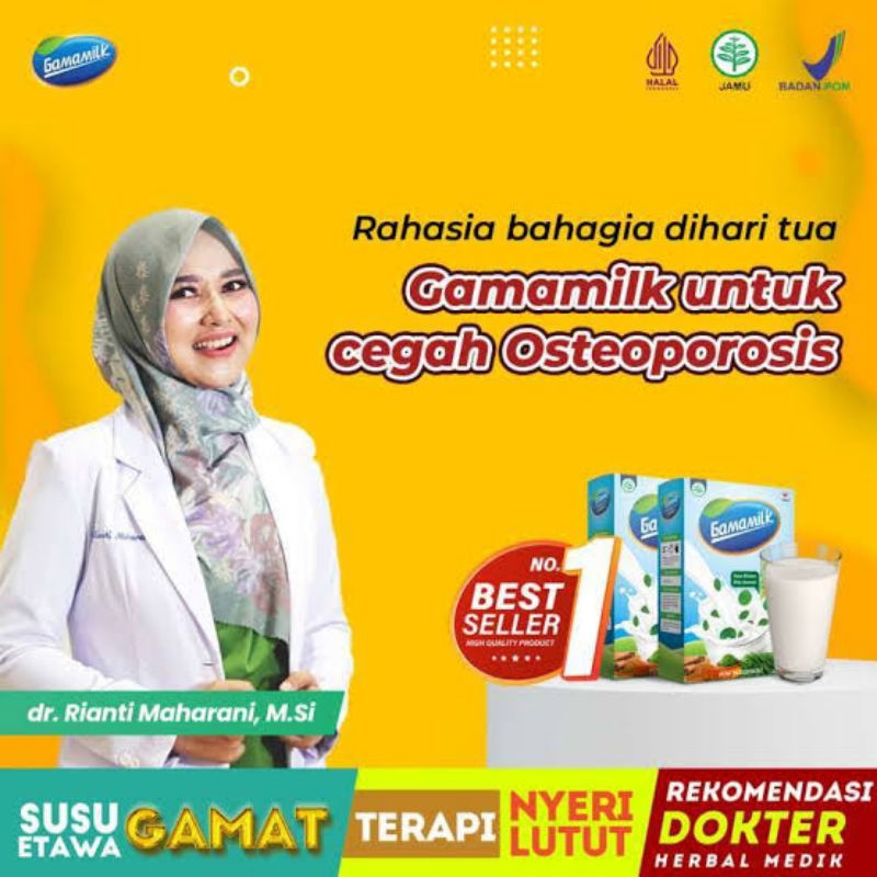 

GAMAMILK Susu Etawa Plus Gamat Solusi Atasi Nyeri Sendi dan Asam Urat Bersertifikat BPOM & HALAL MUI