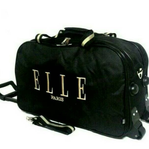 KODE H49V Troli Elle Paris Tas Pakaian Besar Premium Tas Baju Tas Trolly Travel Bag Jumbo Multifungs