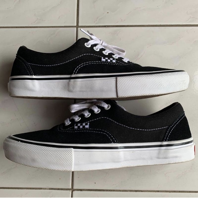 Vans skate pro era black white