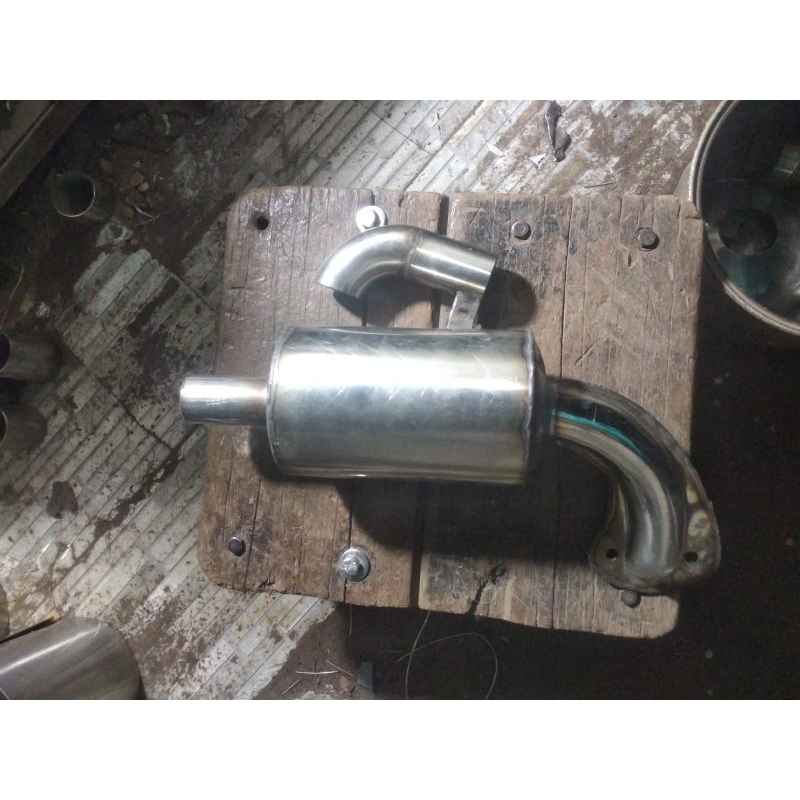 knalpot diesel dongfeng full stainless 8pk