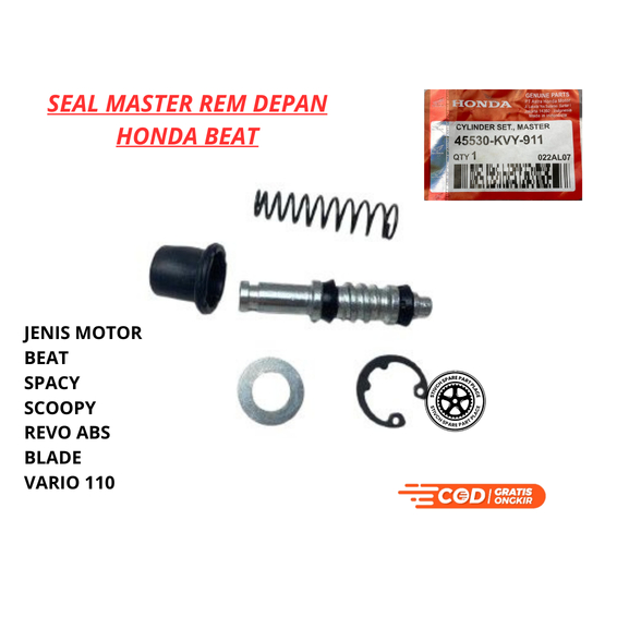 SEAL MASTER REM DEPAN BEAT / VARIO / SPACY / SCOOPY / SEAL SIL MASTER REM DEPAN VARIO BEAT SCOOPY