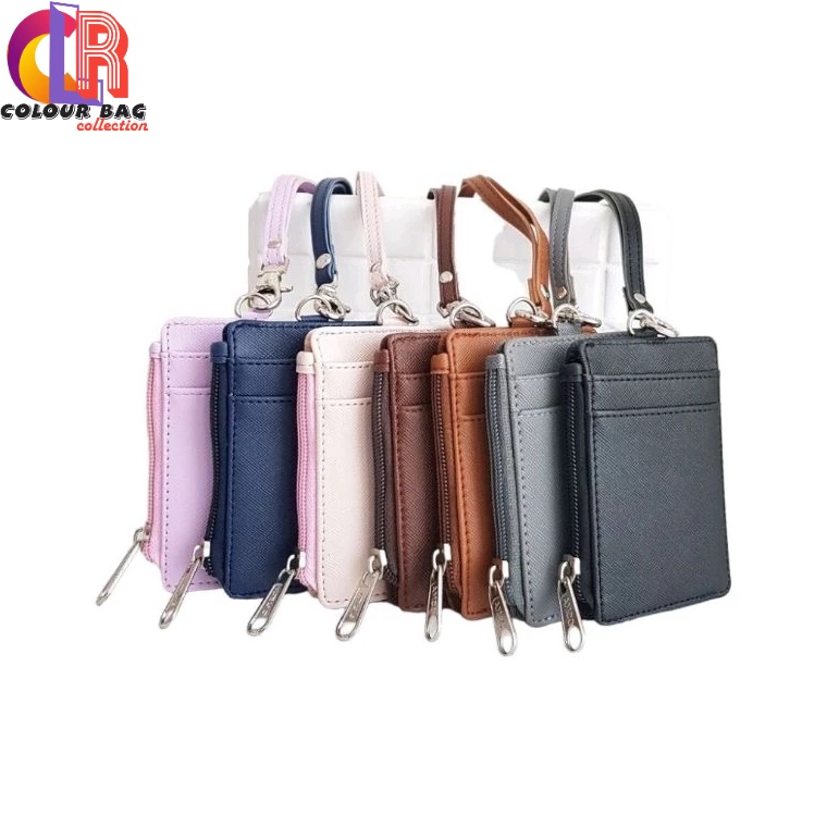 

Grosir Untung Lanyard Resleting Name Tag WILLIA ID Card Holder Zipper ID Card Risleting