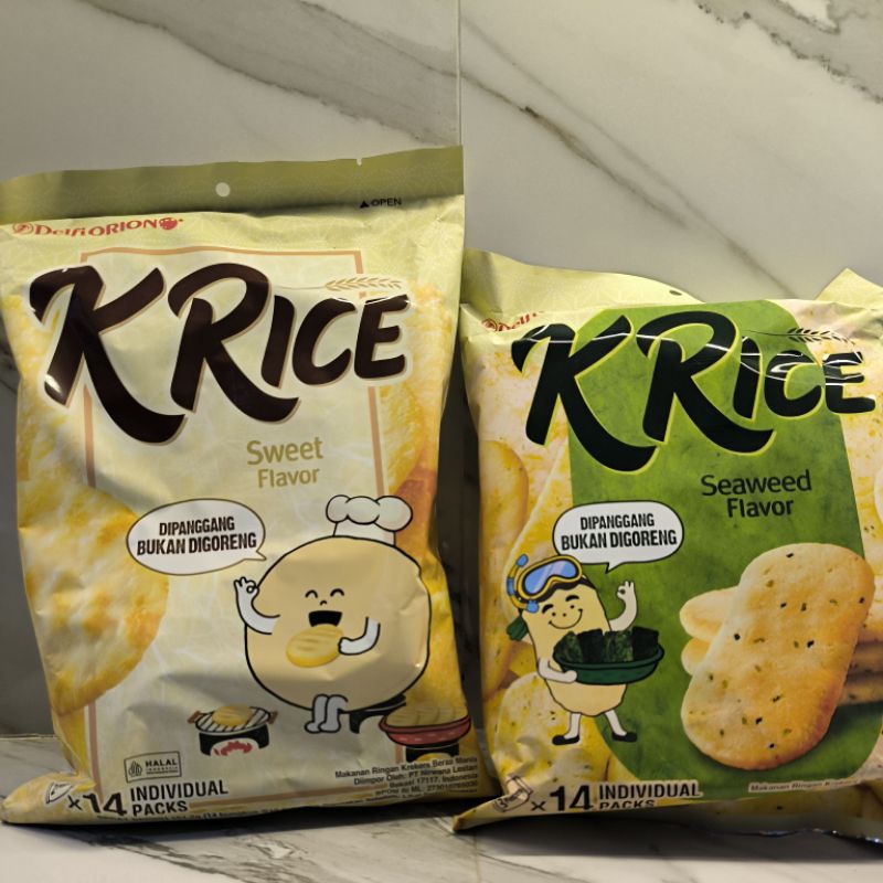 

Delfi Orion Krice / RICE CRACKERS / SWEET FLAVOR / SEAWEED FLAVOR / 14 INDIVIDUAL PACKS(Malshop)