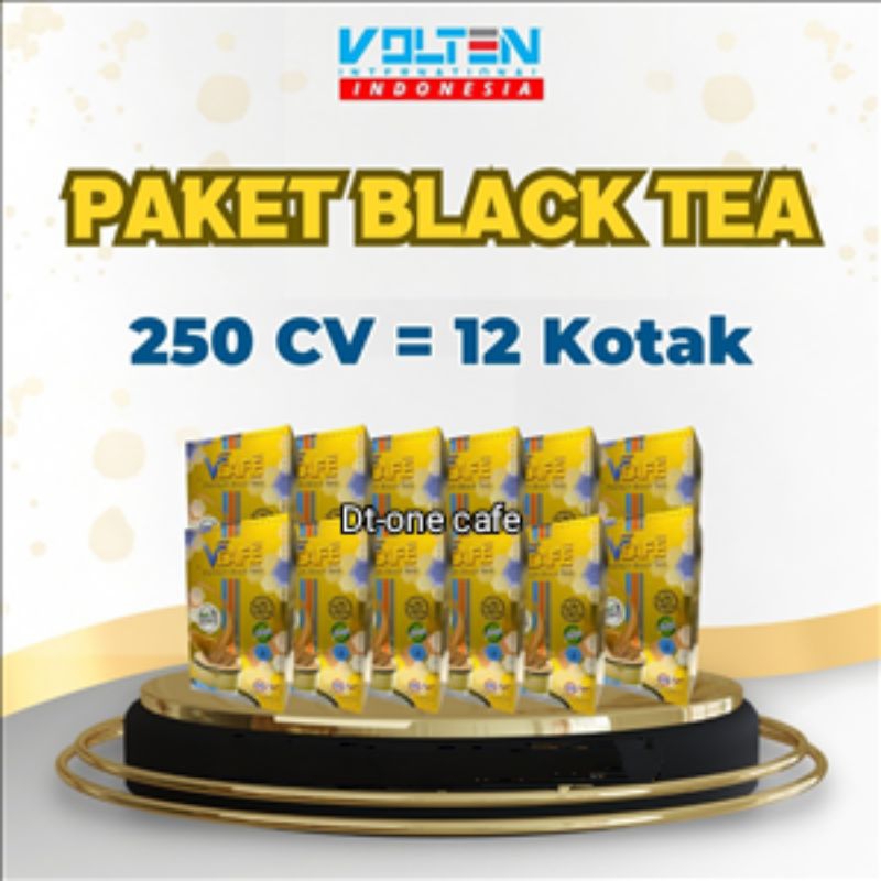 volten vcafe kopi volten vcafe blacktea vlameen susu Vcafe Premium Black Tea vcafe tea (12 kotak)