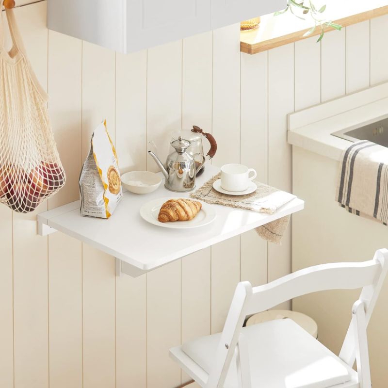 Meja Lipat Dinding Full Kayu Engsel Lipat Tempel / Meja Lipat Laptop / Meja Rias