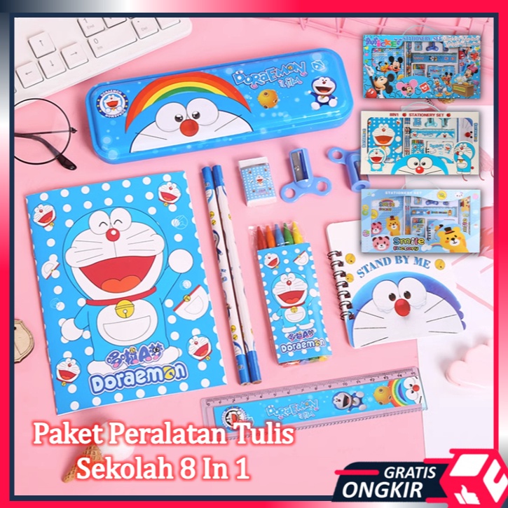 

Model Terupdate Gratis Ongkir S5982 Paket Peralatan Tulis Sekolah 8 In 1 Set Alat Tulis Anak Motif Kartun