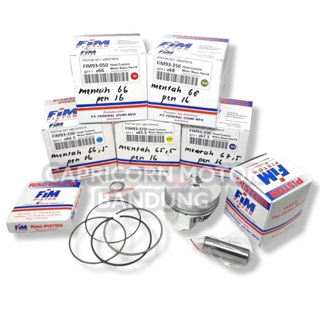 PISTON KIT MENTAH CUSTOM 65,5MM SAMPAI 76MM PEN 16 FIM93 FIM13 FIM15 FIM IZUMI MENTAHAN