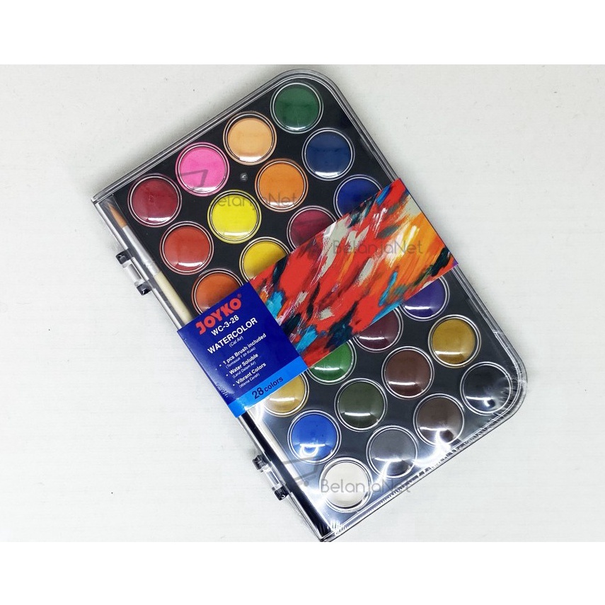 

KODE B17N Cat Air Waterlor Cake Joyko 28 Warna WC328