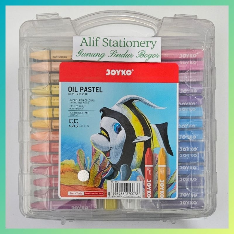 

Crayon Oil Pastel Joyko 55 Warna