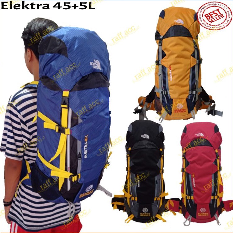 Banyak Peminat Tas Gunung Carrier 45L Liter Elektra Tas Ransel Tas Mudik