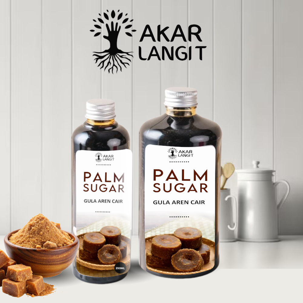 

Gula Aren Cair / Liquid Palm Sugar 500ml Akarlangit