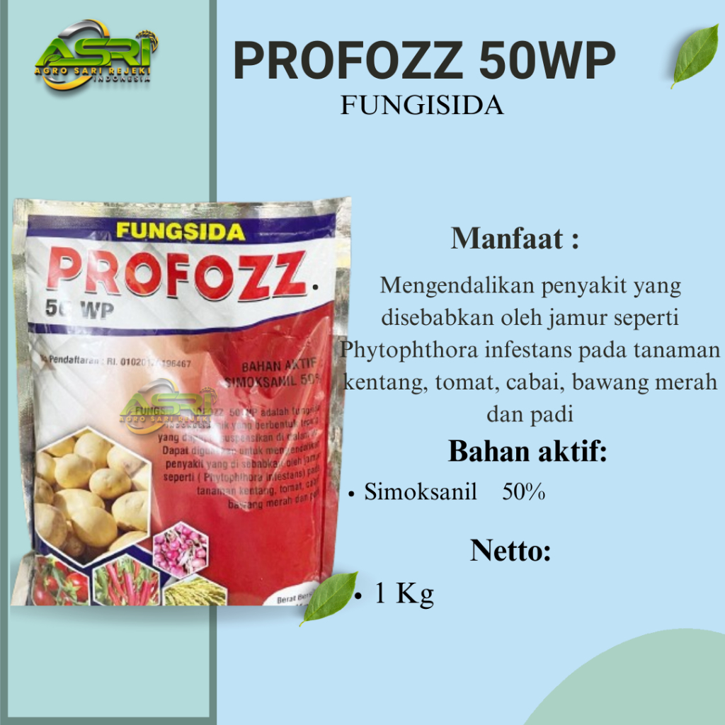 PROFOZZ 50 WP 1kg FUNGISIDA SISTEMIK SIMOKSANIL