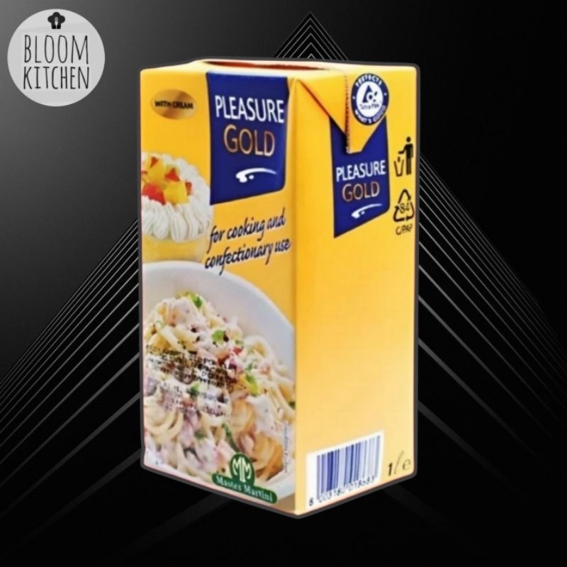 

PLEASURE GOLD Cooking Cream 1 liter / Master Martini Krim Masak 1L