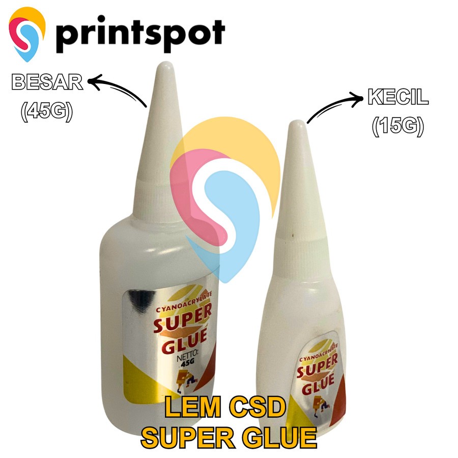 

CSD Lem Korea Super Glue Isi 15 Ml dan 45 Ml