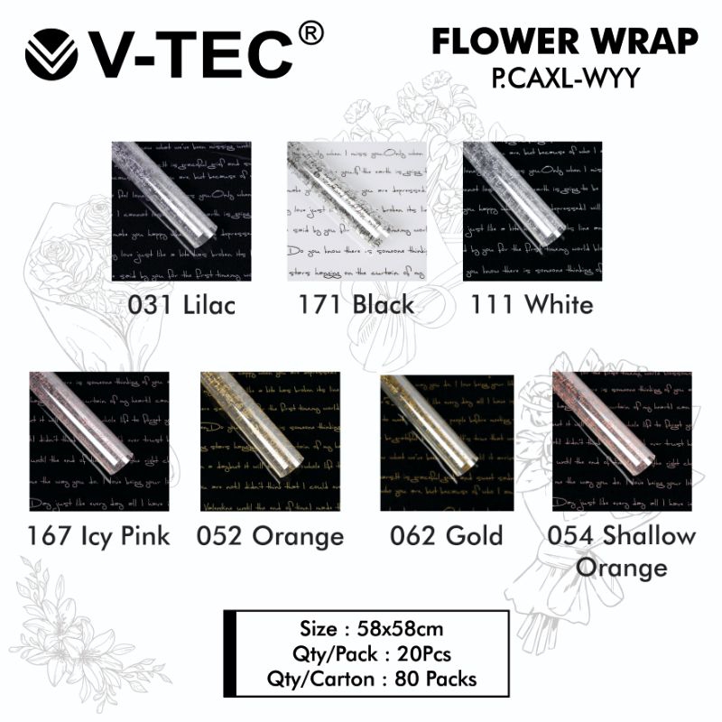 

Flower Wrap Type P.CAXL-WYY