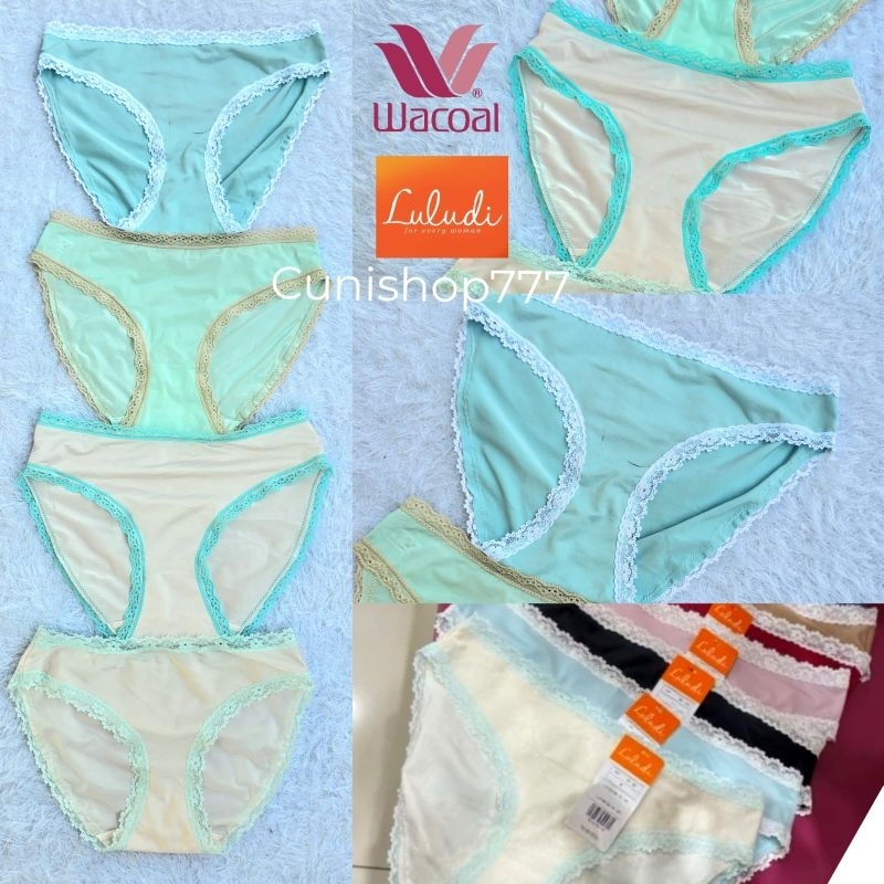 PANTY MINI LULUDI by WACOAL RENDA LACE BASIC CELANA DALAM WANITA CD LLP60106 LLP 60106 K189