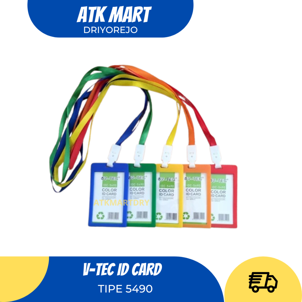 

ID CARD TALI V-TEC HOLDER IDC 5490 AKSESORIS KANTOR KARTU NAMA TIDAK MUDAH PUTUS