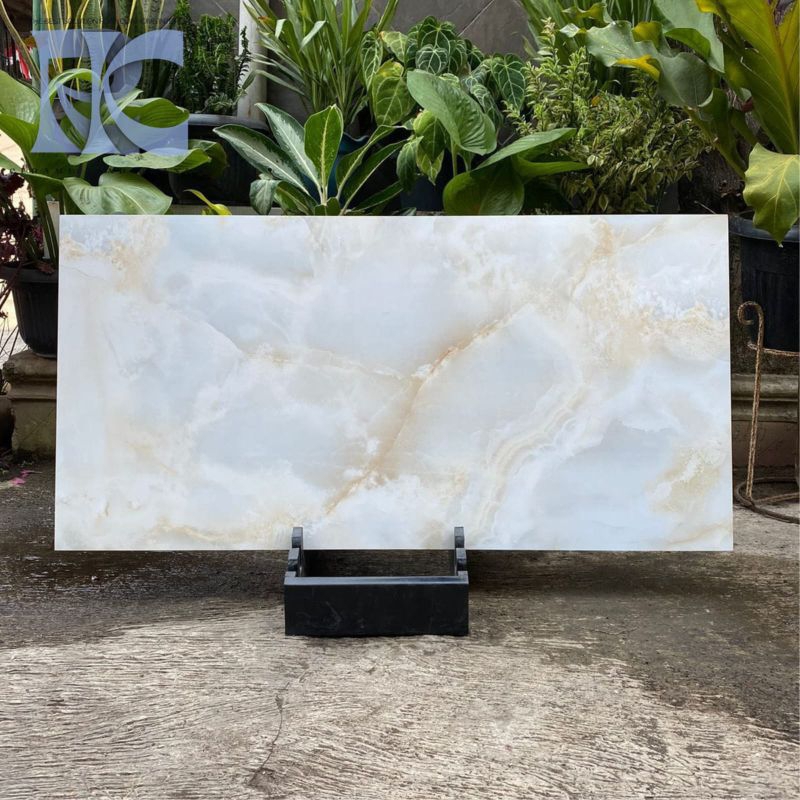 Granit lantai 60x120 Dragon L cream MJ5W / Garuda tile / glazed polish