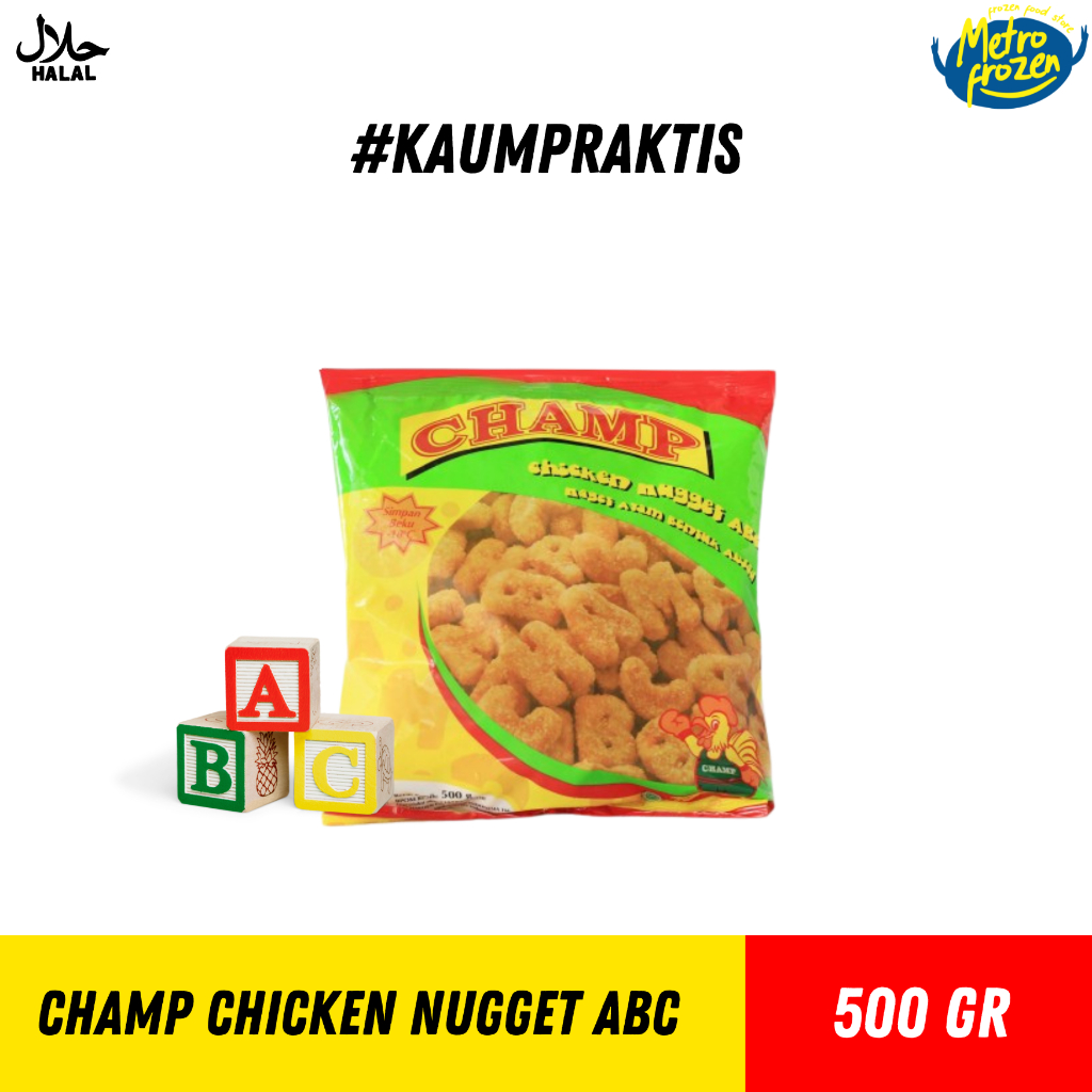 

Champ Chicken Nugget ABC 500gr