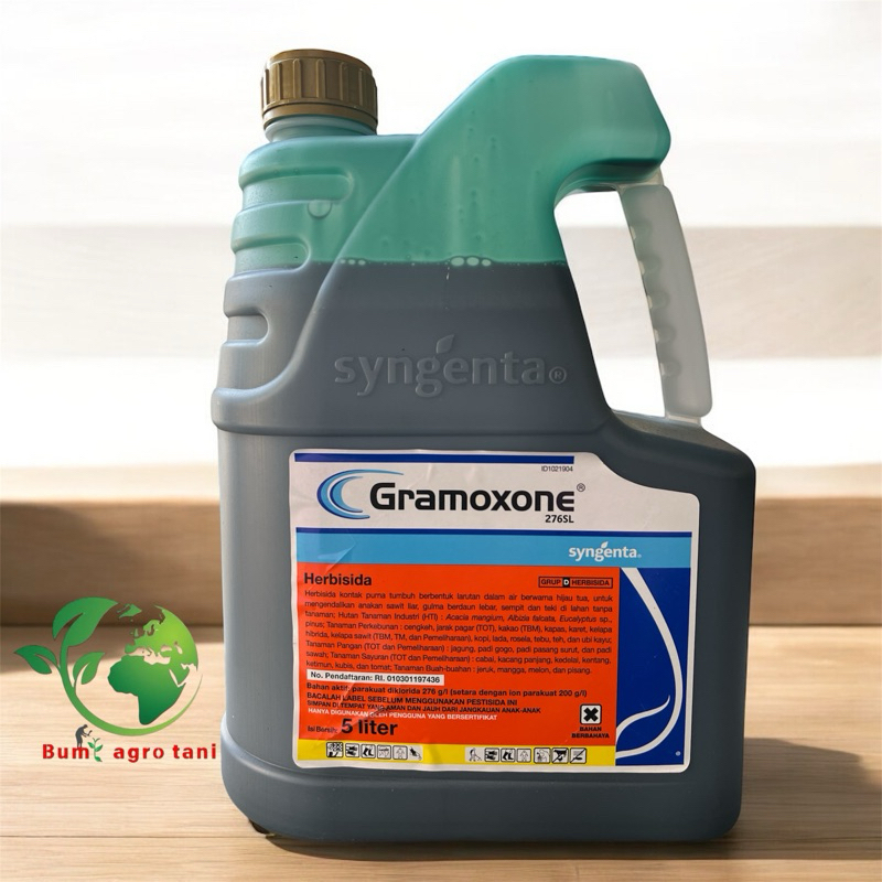 Gramokson - Gramoxone 276 SL 5 Liter Herbisida Pembasmi Rumput Gulma 5L