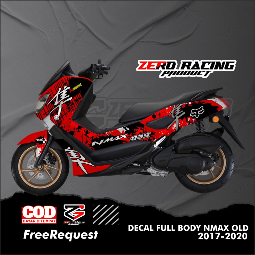 decal nmax old Decal Sticker Yamaha Nmax Lama 2016 2017 2018 2019 2020 Full Body
