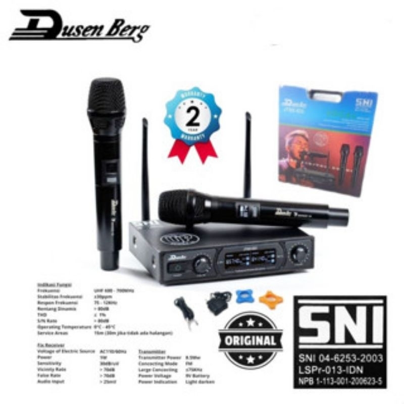 Microphone Wireless Dusenberg JTSS633 H JTSS 633 Mic Handle