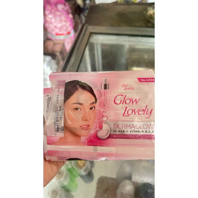 Glow & Lovely cream sachet / glow and lovely cream pencerah