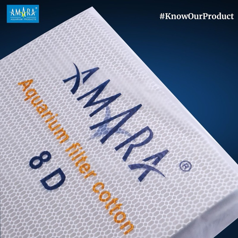 Busa filter akuarium 8D Honeycomb filter magic media filter akuarium ukuran 25x10cm