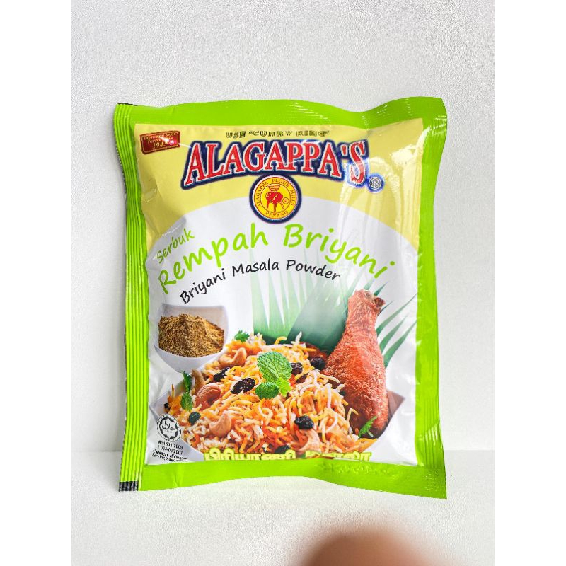 

SERBUK REMPAH BRIYANI ALAGAPPAS 100GR