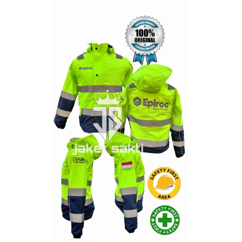 jaket safety jaket proyek jaket tambang