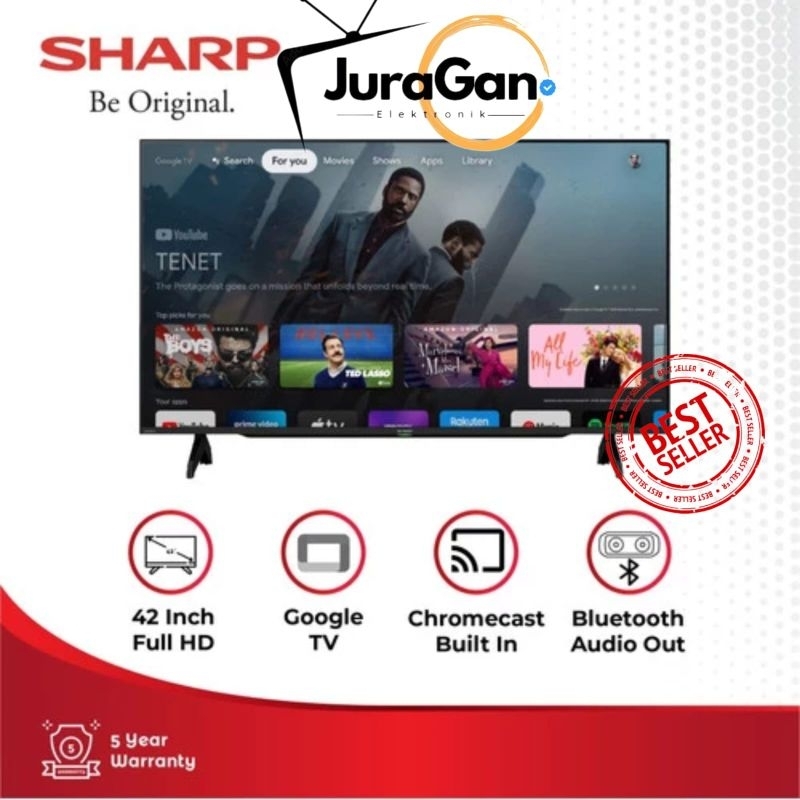 Sharp LED TV AQUOS LED BLACK 42 INCH 2T-C42FG1I