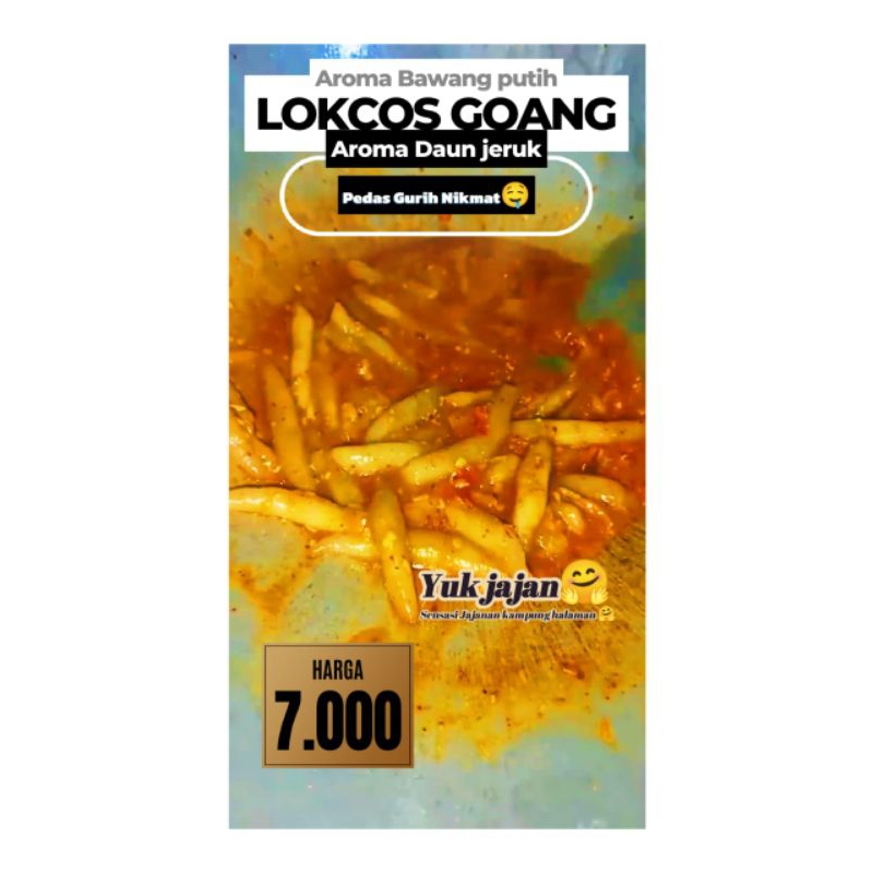 

Bacil goang & Lokcos goang khas garut (Mentah)