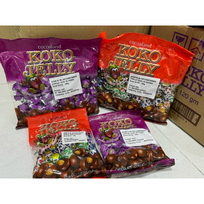 

CemilanBintan ( koko jelly coklat malaysia Raisin&Peanut)
