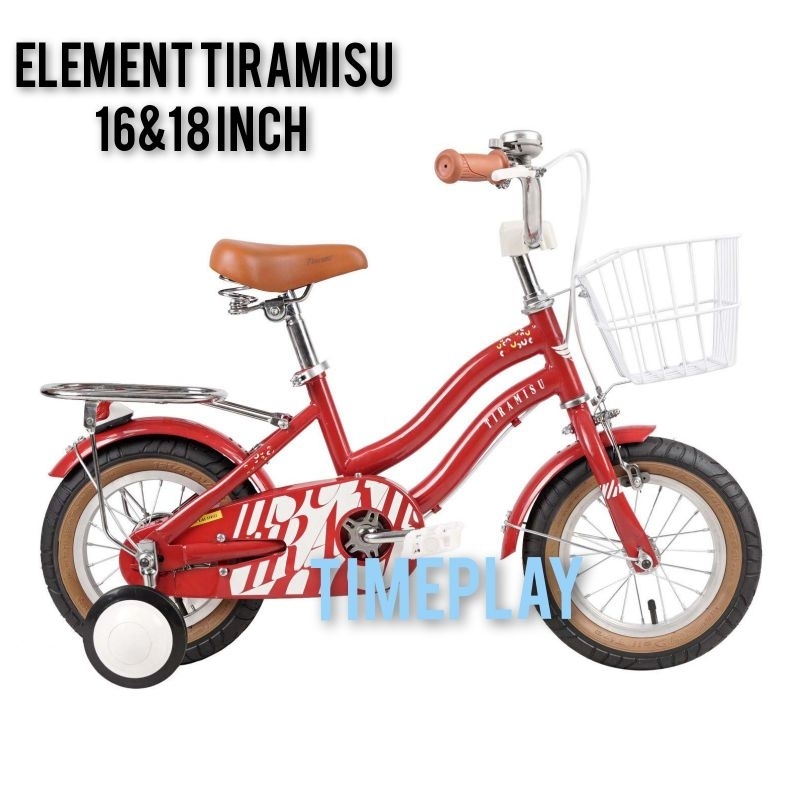 Sepeda anak perempuan Element tiramisu 16 18 inch