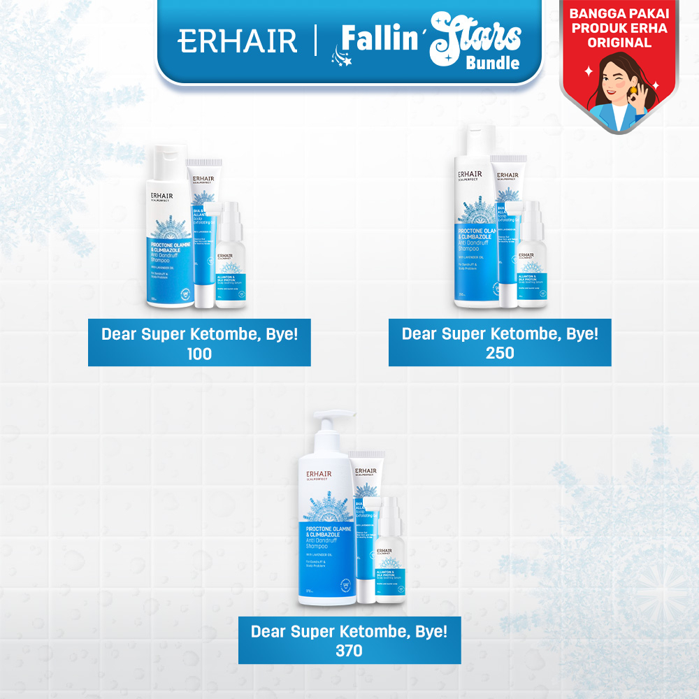 [SPECIAL BUNDLE 2IN1] SCALPERFECT Shampoo + Eksfoliasi ketombe | Perawatan Rambut Berketombe| Rambut