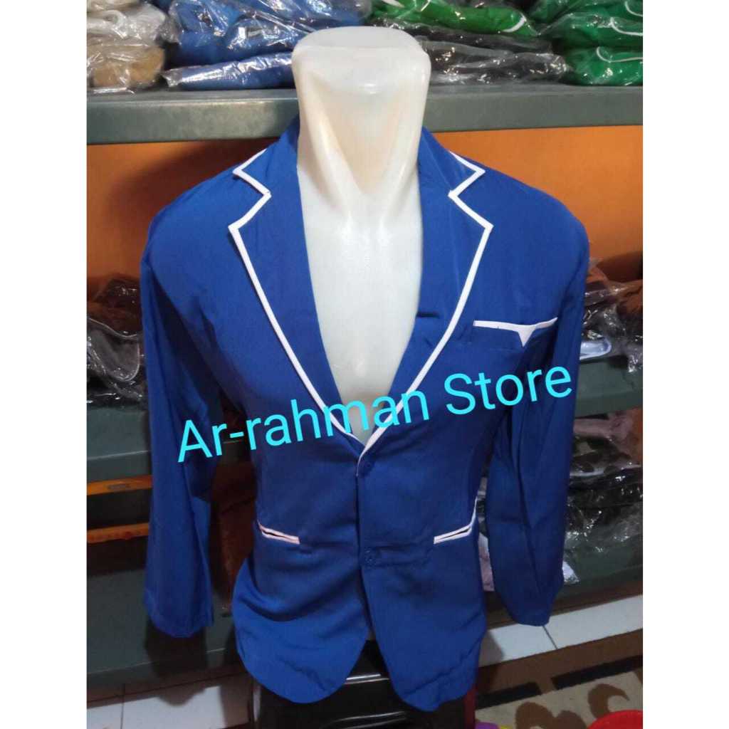 Almamater sekolah II almamater biru lis putih II almamater sekolah II pesantren