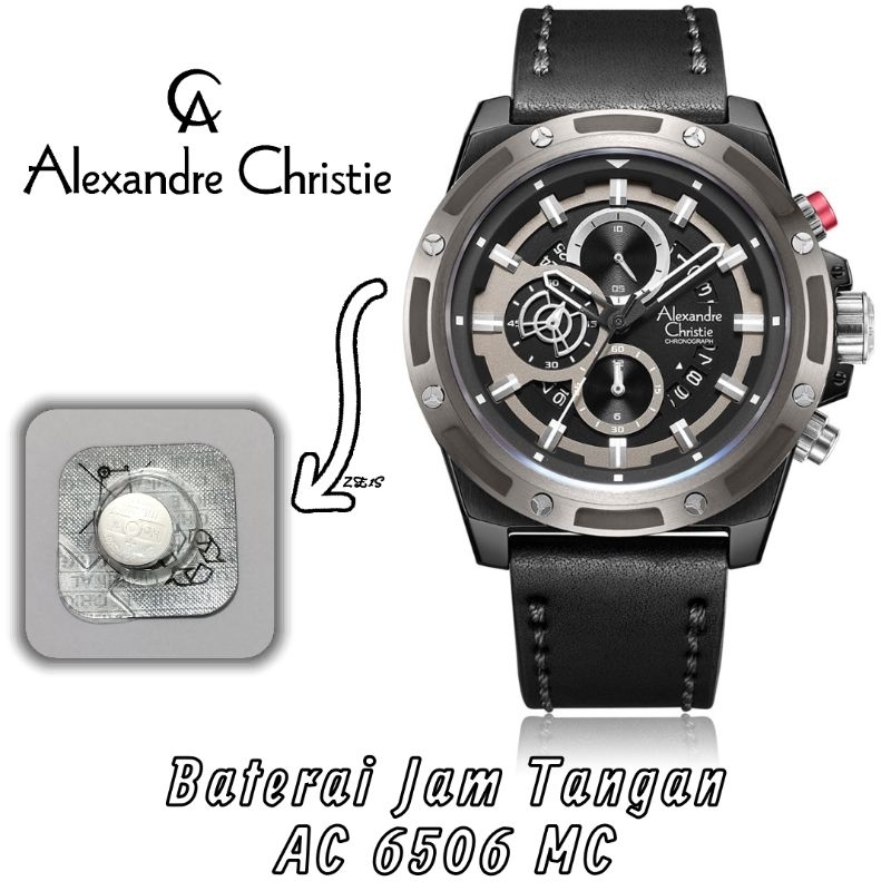 Baterai Jam Tangan Original Alexandre Christie AC 6506 MC