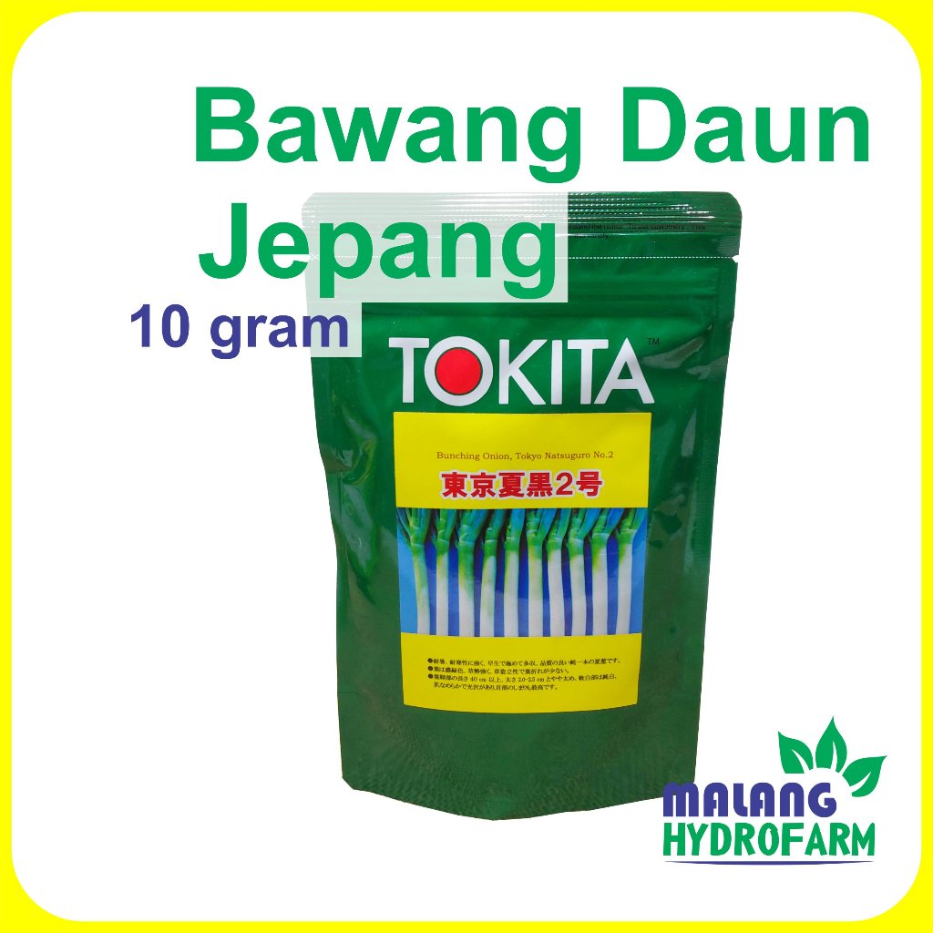 Benih Bawang Daun Jepang Tokyo Natsugiri No.2 80 G Tokita Dataran Rendah, Sedang, Tinggi Unggulan