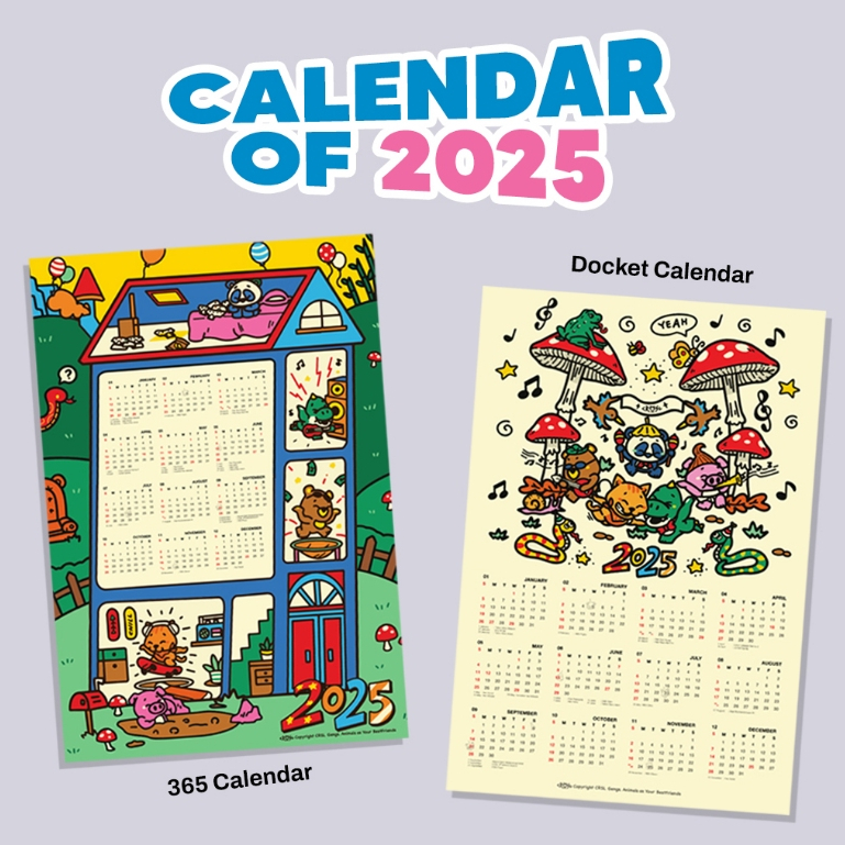 

CRSL Calendar of 2025 I Kalender 2025 I Limited Edition