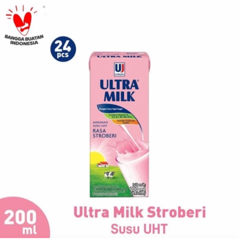 

Ultramilk strawberry 200ml (1dus=24pcs)