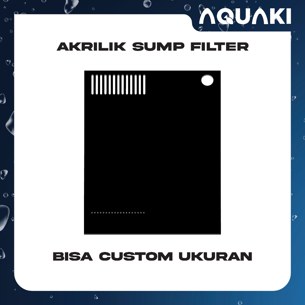 AKRILIK SUMP FILTER AQUARIUM AQUASCAPE