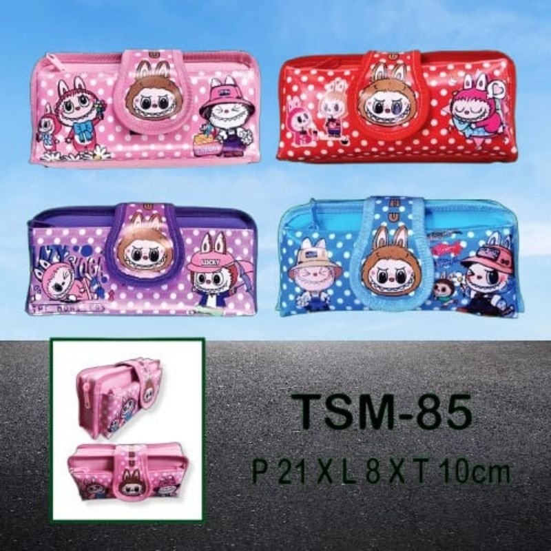 

KOTAK PENSIL PENSIL CASE DOMPET MOTIF LABUBU DOUBLE SLETING KULIT PREMIUM