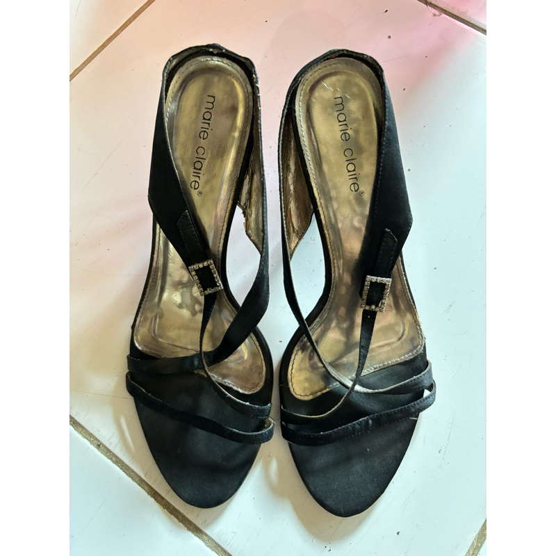 PRELOVED MARIE CLAIRE HEELS SIZE 38 HITAM