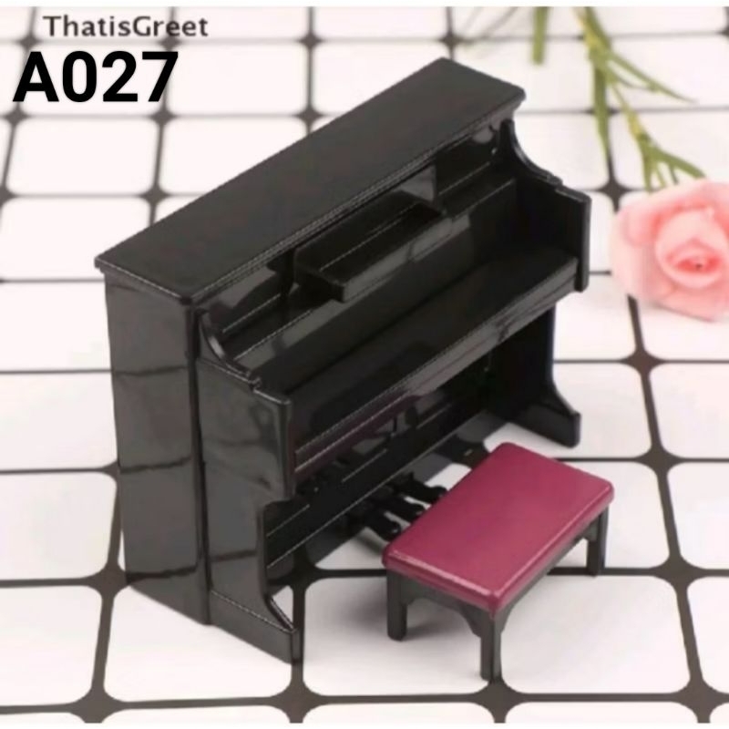 Mainan Miniatur Grand Piano