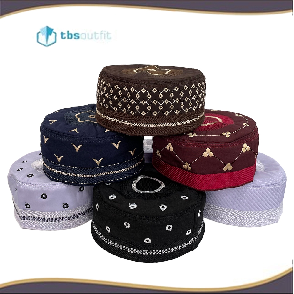 Peci MADINAH BUGIS Haji Kopiah Medina Santri Pesantren Dewasa Anak Laki Motif Model Bordir Kopyah So