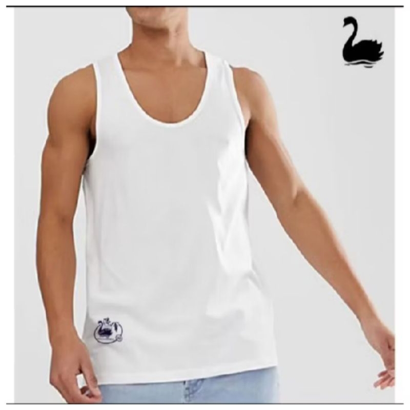 Swan Brand - Singlet Swan Brand Original 100% || Singlet Pria Swan Brand Bahan Katun Menyerap Kering