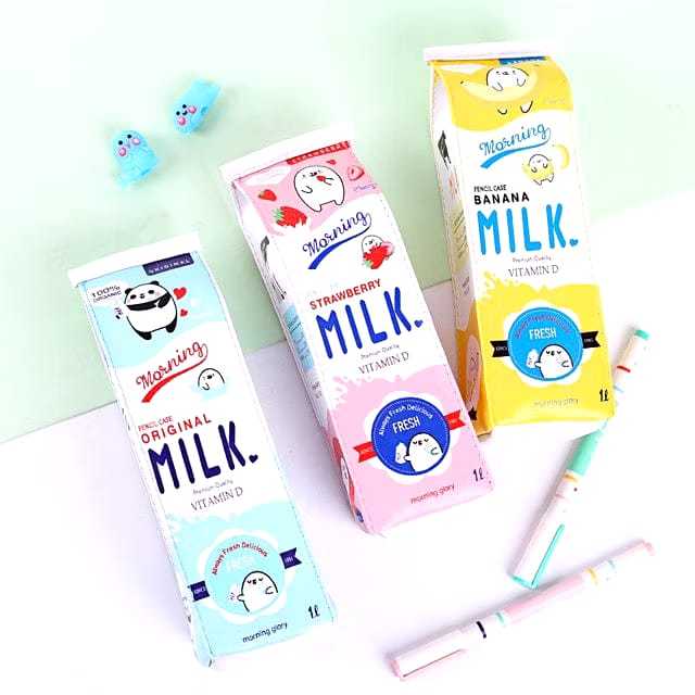 

Tempat Pensil Motif Kotak Milk