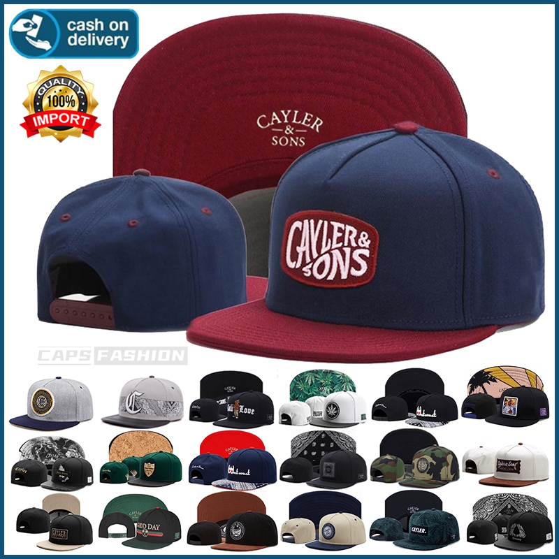 Topi cayler dan sons topi Snapback hip hop bordir merek tide untuk pria dan wanita LA&NY Snapback ca